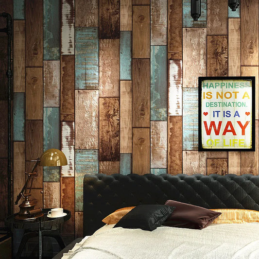 hot sale quality wood wallpaper home decoration wine box plaid wall paper relief papel de parede For Living room